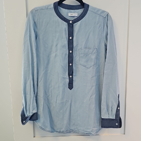 Vince Light Blue Shirt - Picture 1 of 10